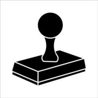 stamp icon isolated sign symbol and flat style for app, web and digital design. illustration. color editable vector