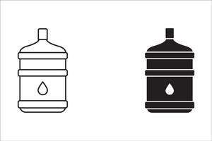 gallon of water icon. For your website, logo, app, UI design. illustration, isolated on white background. vector