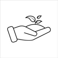 Eco icon. Ecology icon. Simple, flat, colored. For your website, logo, app, UI design. illustration, isolated on white background. vector