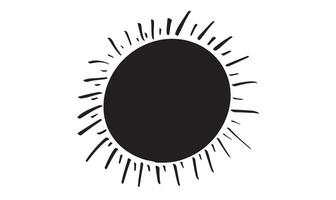 Banner graphic design black color object sun summer season time object empty blank mockup holiday sale travel sea beach paradise fashion pattern event party retro frame shopping offer special summer vector