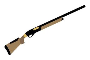 Shotgun Isolated Illustration. Ideal for graphic design projects vector