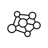 Router Connection Line Icons vector