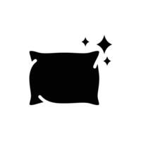 Black Enhance Comfort Icon Set vector
