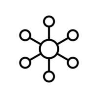 Flat Interface Cable Icon vector