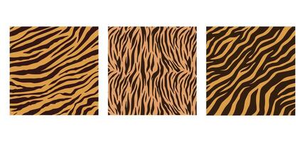 Tiger stripe pattern design on a textured background vector