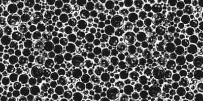 Black wood circle texture pattern design vector