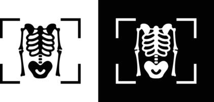 Medical x-ray icon in simple style vector