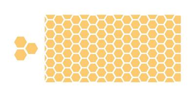 Flat Color Honeycomb Seamless Pattern vector