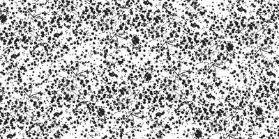 Flower pattern with abstract dot texture background vector