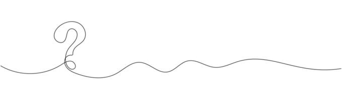 Linear design featuring question mark pattern vector