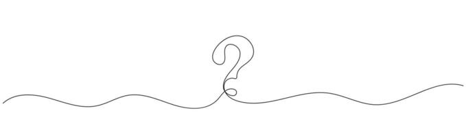 Modern design with question marks in linear pattern vector
