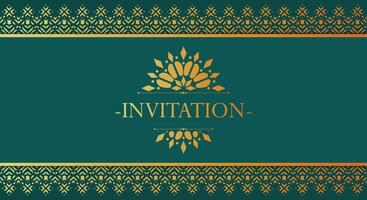 luxury invitation background style motif ornamental pattern vector