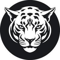Bold Tiger Head Graphic for Branding vector