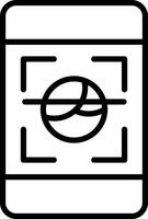 Face Scan Creative Icon Design vector