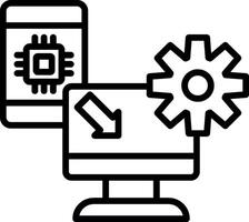 Convert Creative Icon Design vector