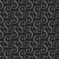 Seamless pattern with monogram combining the letter S and a classical column motif. Ideal for luxury branding, packaging, wallpaper, and visual identity projects. vector