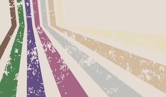 Full color straight line with a bend on a gray background. Grunge pattern. vector