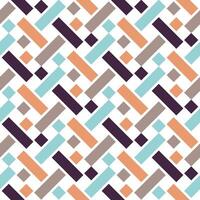 Geometric pattern, composed of colorful rectangular and square shapes arranged in a diagonal grid vector