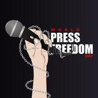 World Press Freedom Day, to raise awareness of the importance of freedom of the press vector