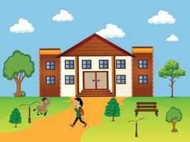 House design for animation vector