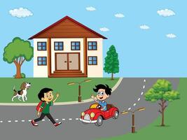 Home design art for animation vector