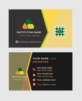 Visiting Card Design Template Art vector