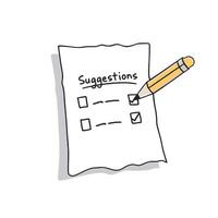 Hand Drawn Look Graphic of a Paper with Wavy Edges and Pencil Writing vector