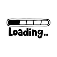 Loading Progress Bar Icon vector