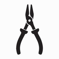 Pliers Hand Tool Icon Design vector