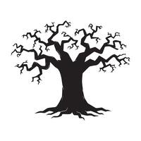 Twisted Tree Branches Icon Design vector