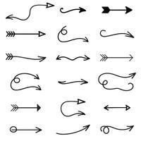 Arrow Set and Decorative Arrows Collection vector