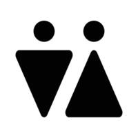 wc sign icon template illustration design vector