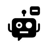 robot icon for technology or futuristic projects. Scalable and editable for tech designs posters or sci fi applications. vector