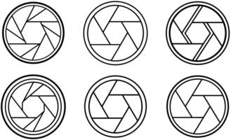 Geometric Camera Aperture design vector