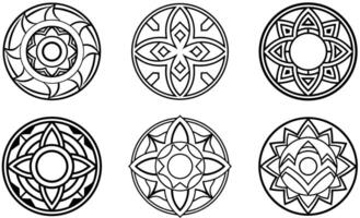 Ornate Circular Designs vector
