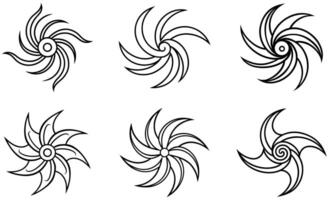 simple Spiral Wind Icon design vector