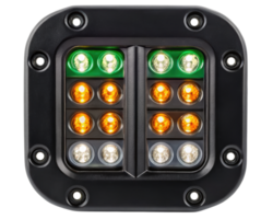Bright LED light panel for enhanced visibility and safety on a transparent background png