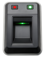 Fingerprint scanner featuring a simple user interface on a transparent background png