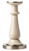 Sleek candlestick holder enhances home decor on a transparent background png