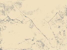 Retro Paper Texture With Cracks and Dust Old Weathered Beige Background vector