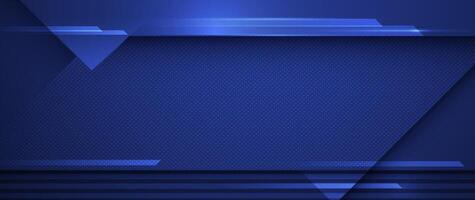 Geometric shape, line, light effect. Technology background. vector