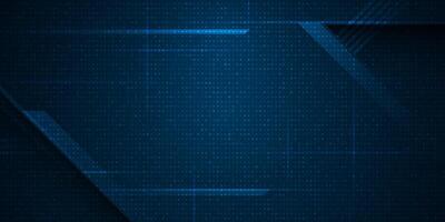 Abstract grid pixel, dot pattern background. Element with square, geometric mosaic, texture on dark blue color, technology futuristic background vector