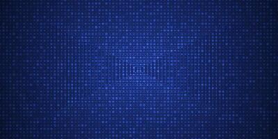 Abstract grid pixel pattern background. Element with square, geometric mosaic, texture on dark blue color. Graphic design for digital datum, technology futuristic background vector