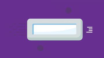 A USB memory stick isolated on a solid background, showcasing its compact design and USB connector vector