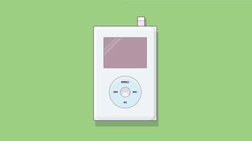 device designed for music playing, featuring a sleek and compact design vector