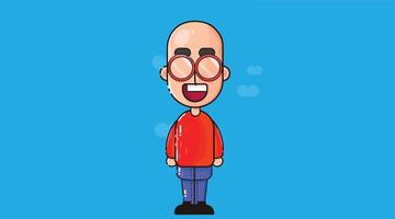cartoon style characters with expressive faces and colorful outfits, designed for stories, animations, or playful illustrations for children and creative media vector