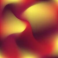 Abstract red and yellow background with a wavy pattern vector