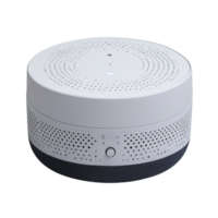 White round humidifier on transparent background png