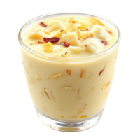 Lassi drink in a glass on transparent background. png