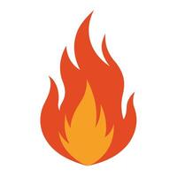 fire icon Fire Flame Burning Heat Red vector